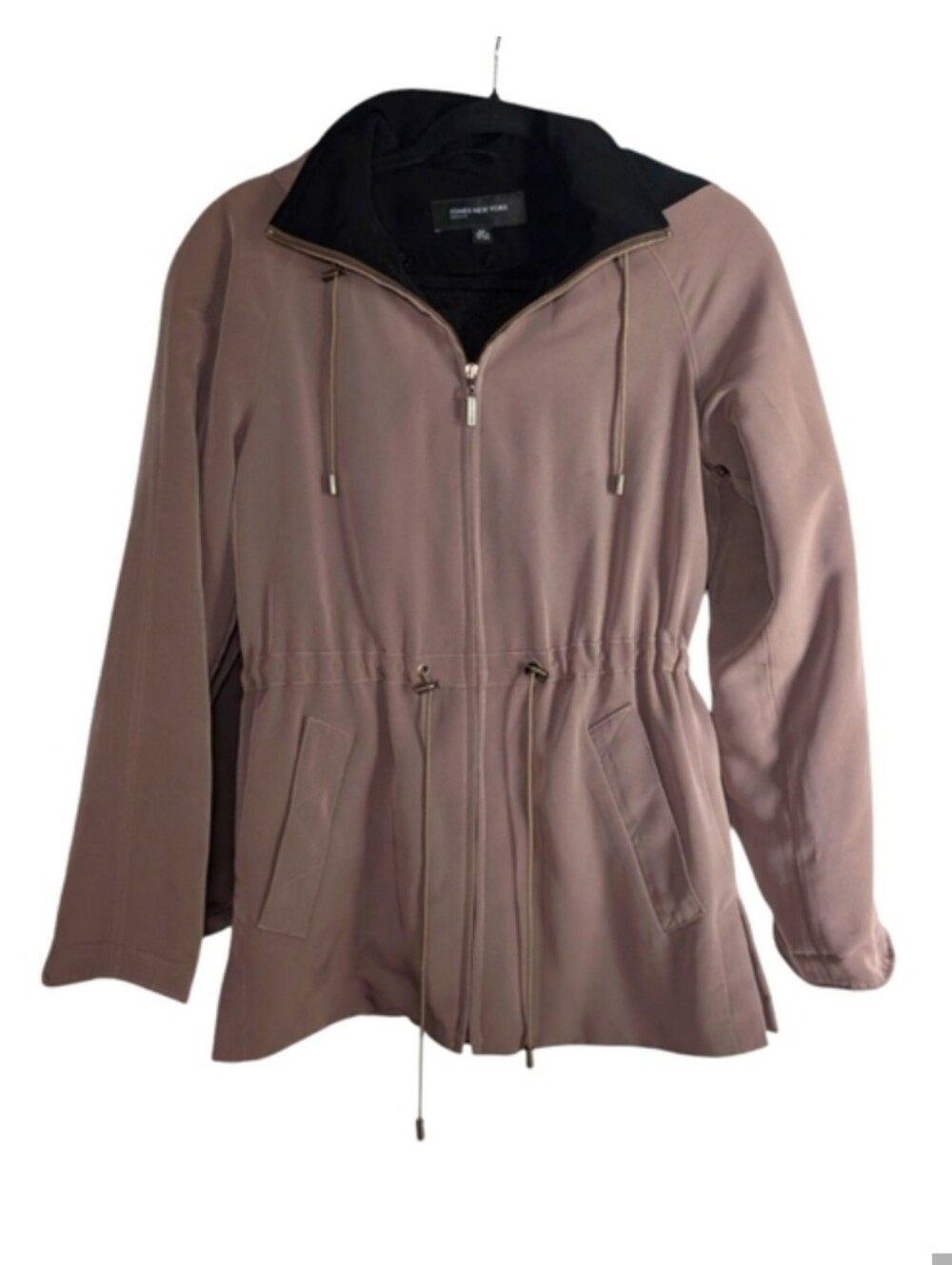 Jones NY Taupe Utility Jacket with Adjustable Fit - Picture 8 of 8